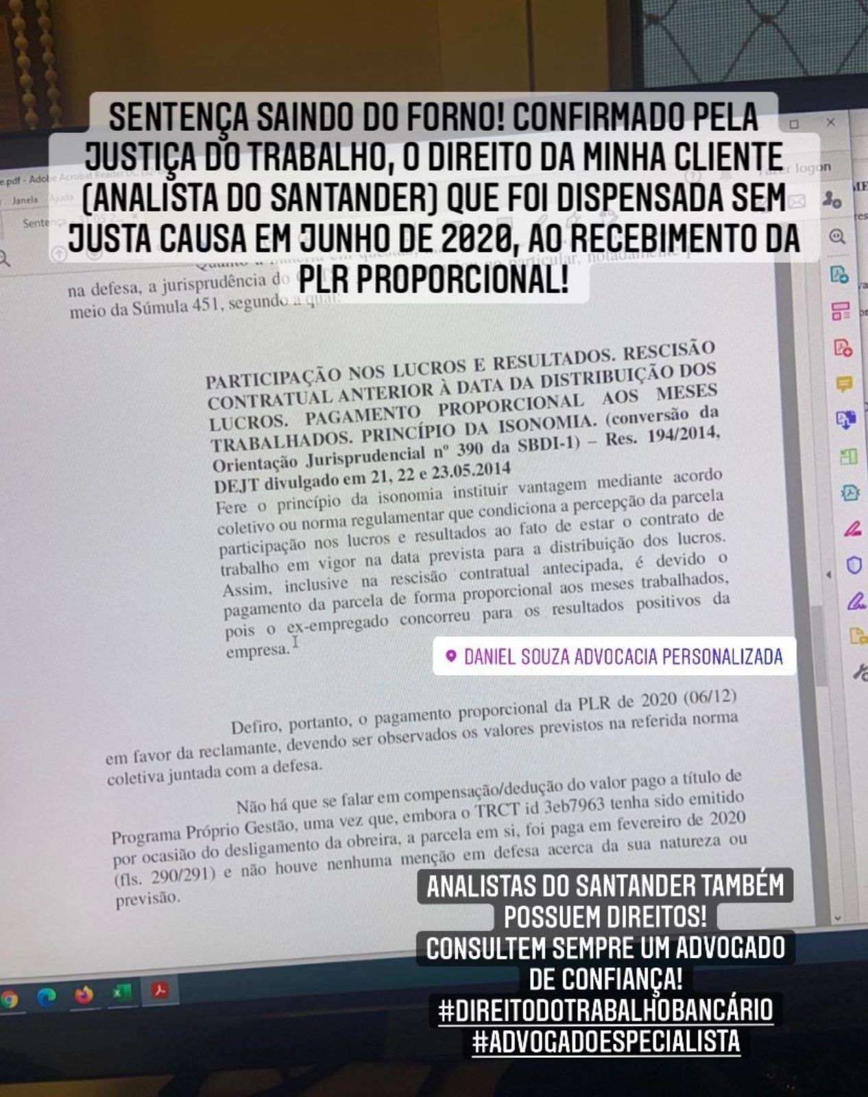 Analista de Relacionamento satisfeita