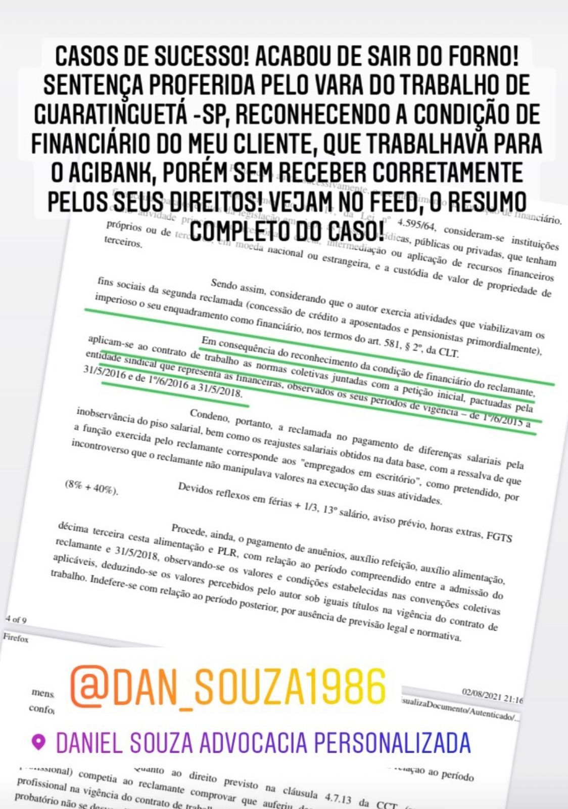Cheline J6 Santander satisfeita