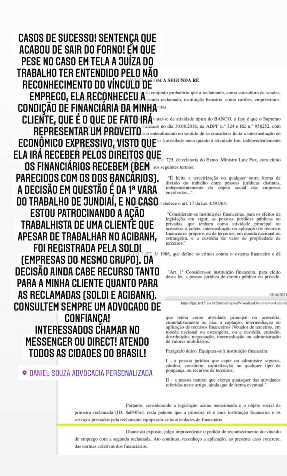 Processo resolvido antes da audiência